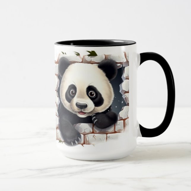 Mug arrière - plan panda bear (Droite)