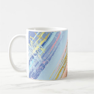Mug Arrière - plan rose texturé