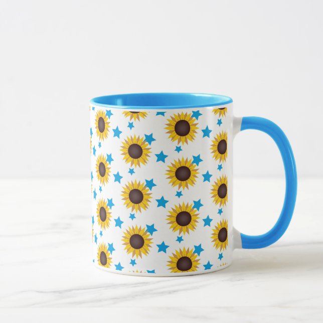 Mug Arrière - plan Sun Flowers (Droite)