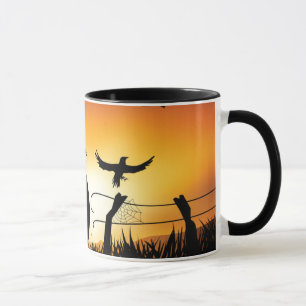 Mug Arrière - plan thématique d'Halloween effrayant