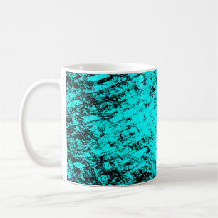 Mug Arrière - plan turquoise grunge couleur. Elément d