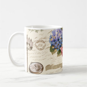 Mug Arrière - plan vintage londonien sans couture avec