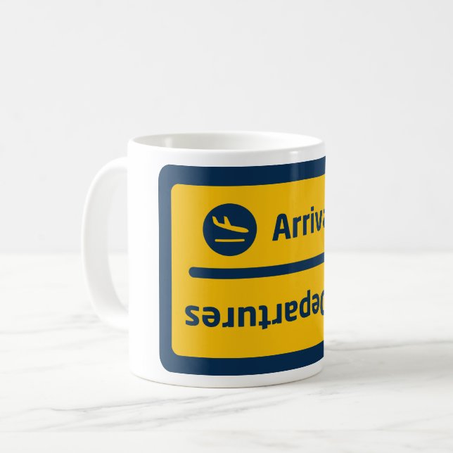 Mug Arrivées/Départs (Devant gauche)