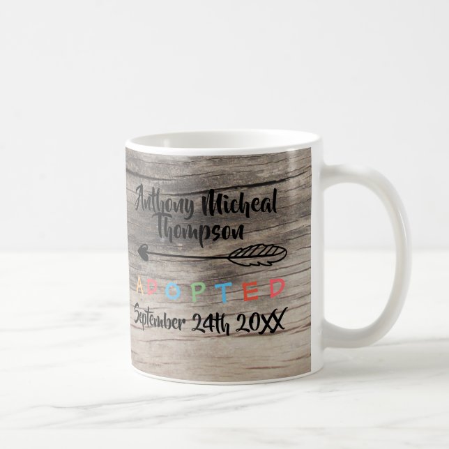Mug Arrow Heart - Nom personnalisé (Droite)