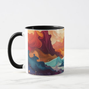 Mug Art abstrait