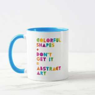 Mug Art abstrait