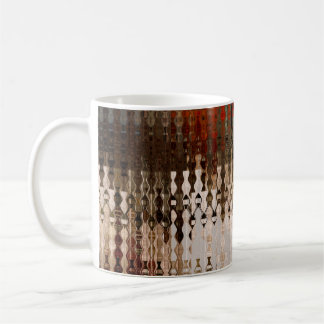 Mug art abstrait coloré carrefour géométrique