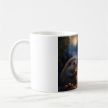 Mug art abstrait Hérison