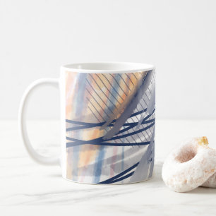 Mug Art Abstrait Moderne Traits de Pinceau