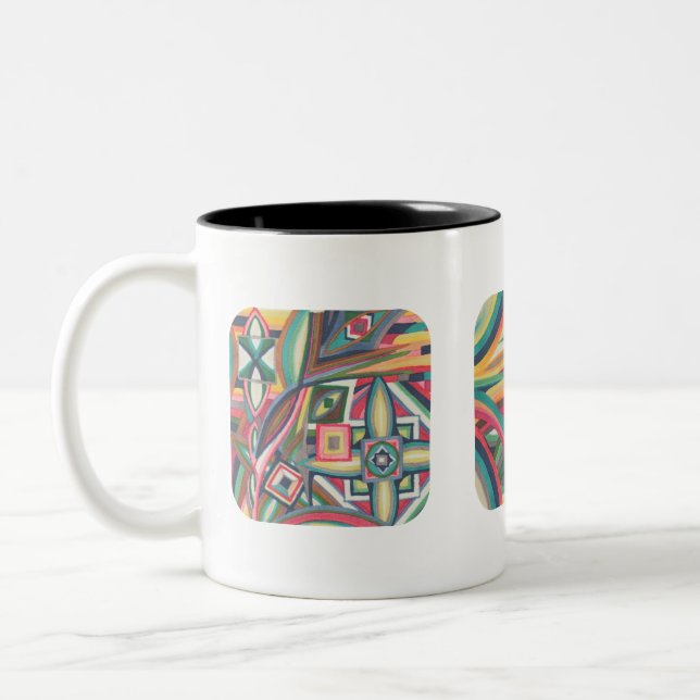 Mug art Abstrait unique (Gauche)