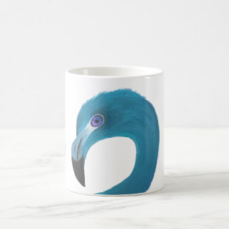 Mug Art bleu de Flamant rose