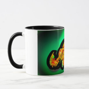 Mug art caméléon de la forêt tropicale
