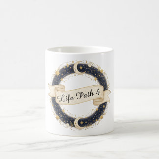 Mug Art céleste de numérologie personnalisée du chemin