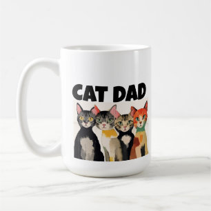 MUG ART CHAUSSURES CAT DAD
