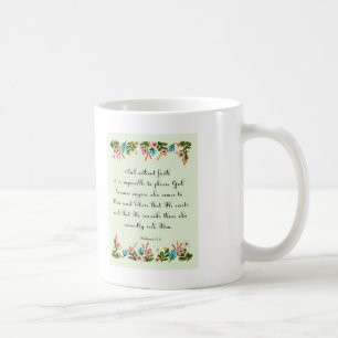 Mug Art chrétien frais - 11:6 d'Hébreux