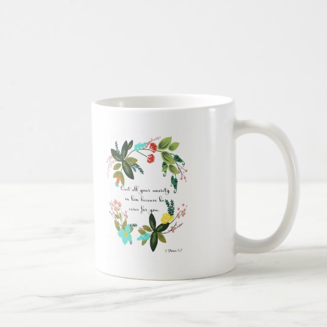 Mug Art chrétien frais - 1 5:7 de Peter (Droite)