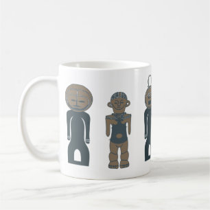 Mug Art contemporain Visage abstrait