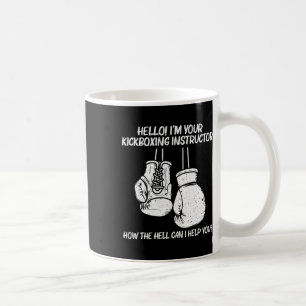 Mug Art de boxe amusant pour hommes femmes entraîneur