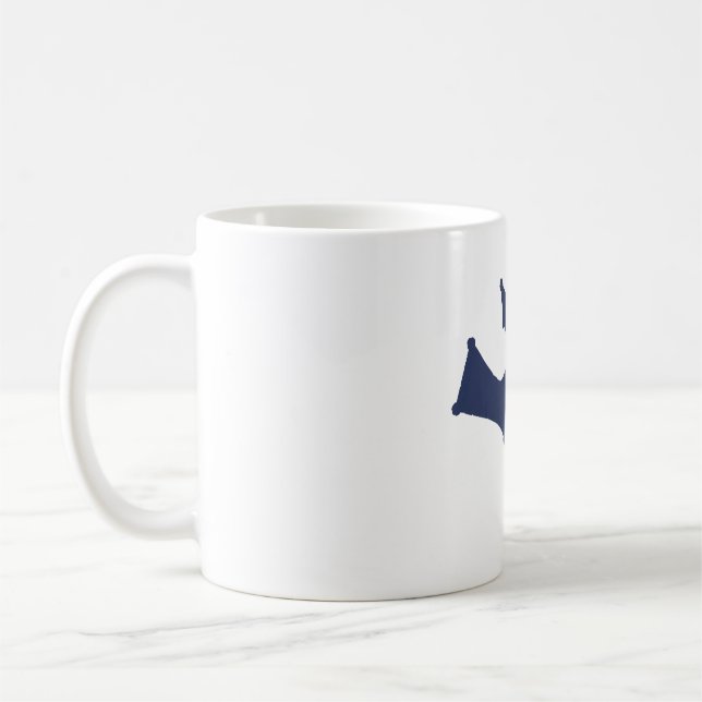 Mug Art de constellation minimaliste en ligne (Gauche)