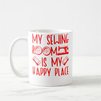 Mug Art de couture amusant pour hommes femmes quilting