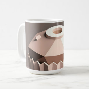 Mug Art de gâteau géométrique à facettes