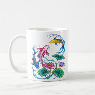 Mug Art de jardin d'eau de style traditionnel
