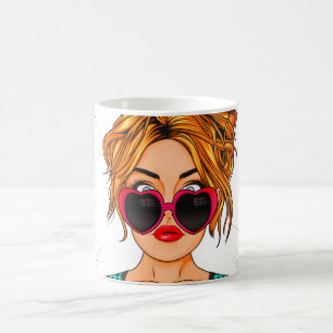 Mug Art de la pop fille Anime