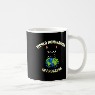Mug Art de la prise de contrôle mondial du chat kawaii