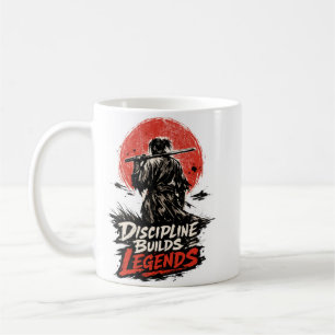 Mug Art de motivation pour la discipline des samouraïs