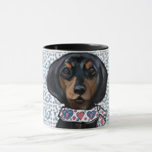 Mug Art de Noël Teckel