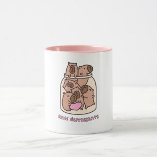 Mug Art de pot de Capybara - "Antidépresseurs" Caprice