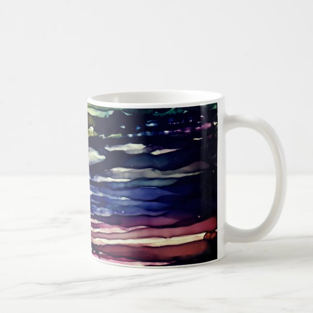 Mug Art "de réflexions ondulées" par Stephanie Stevens (Droite)