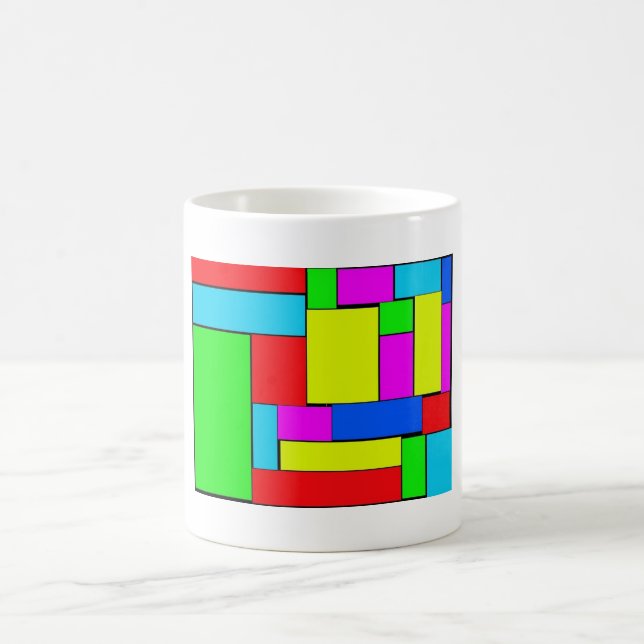 Mug art de résumé (Centre)