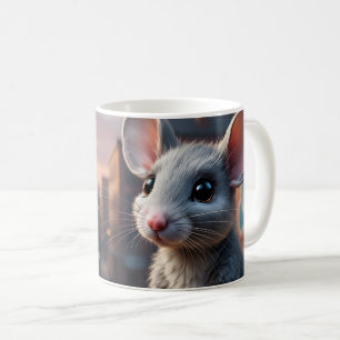 Mug Art de souris de ville de conte de fées
