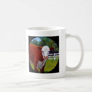MUG ART DE VACHE À GÉNISSE DE HEREFORD