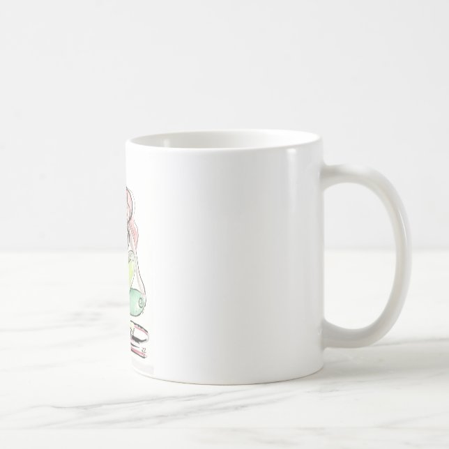 Mug Art de yoga - torsion spinale (Droite)
