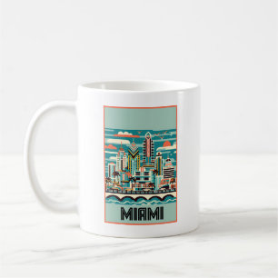 Mug Art déco Miami Floride