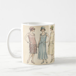 Mug Art Déco Rétro — Mode Flapper des Années 1920