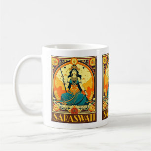 Mug Art déco Saraswati