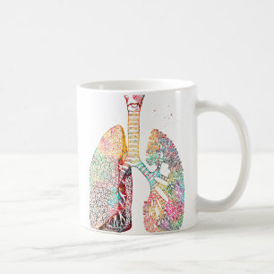 Mug Art des poumons