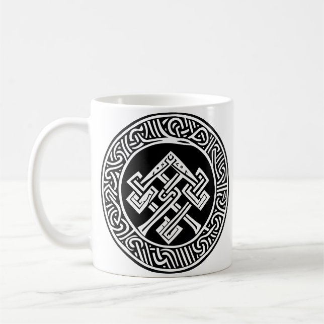 Mug Art d'inspiration celtique et viking (Gauche)