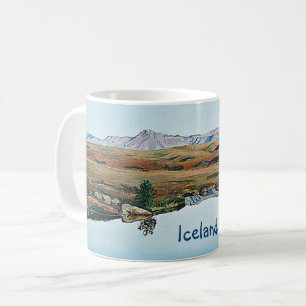Mug Art d'Islande peinture de paysage souvenir