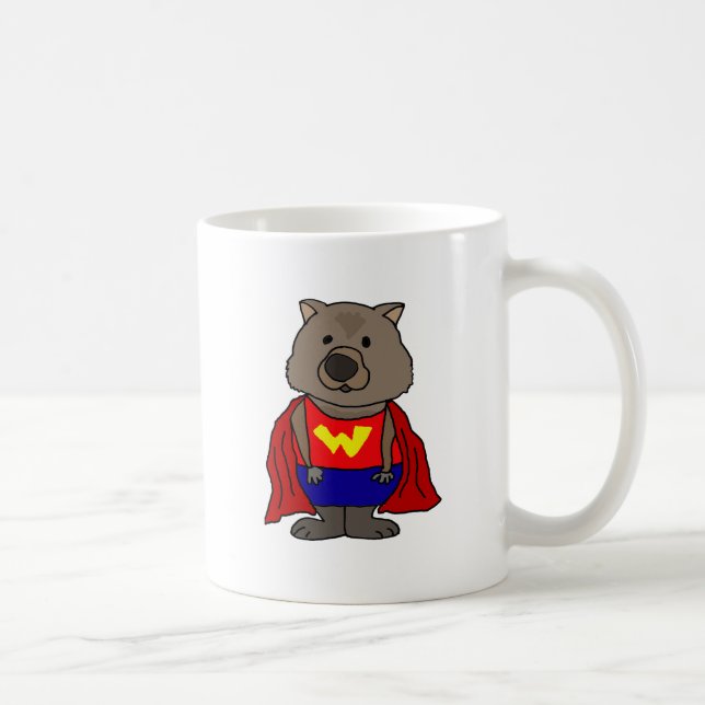 Mug Art drôle de bande dessinée de super héros de (Droite)