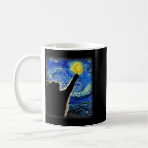 Mug Art du ciel nocturne Chat Étoilé Art Chat Amoureux