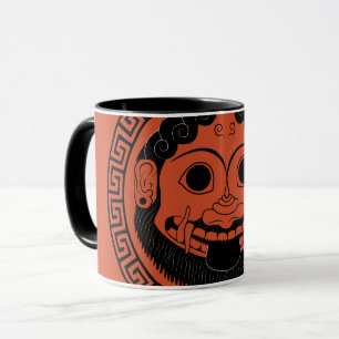 Mug Art du grec ancien d'Apotropaic de méduse