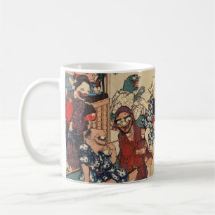 Mug Art d'Ukiyoe de Japonais (Kuniyoshi Utagawa)