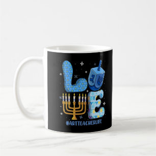 Mug ART Enseignant Vie Amour Hanoukka Noël Juif Xm