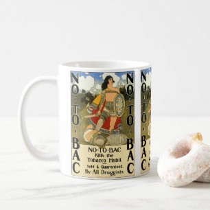 Mug Art Étiquette vintage, Non Au Retour, Cessez De Fu