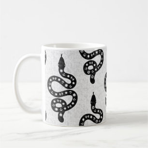 Mug Art folklorique texturé grunge sorcière serpent no