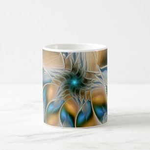 Mug Art Fractal De L'Imaginaire Abstrait En Plein Esso